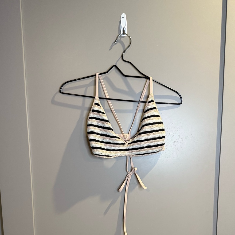 Striped Bikini with Tie Detail